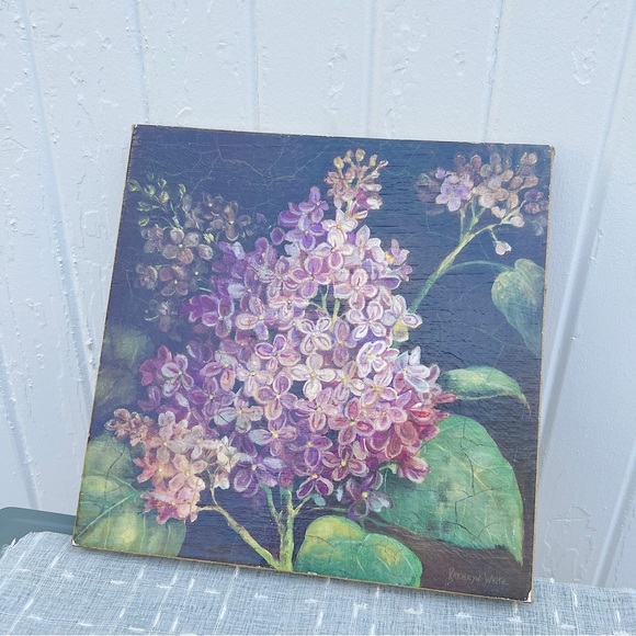lilac kathryn white art - Picture 3 of 4